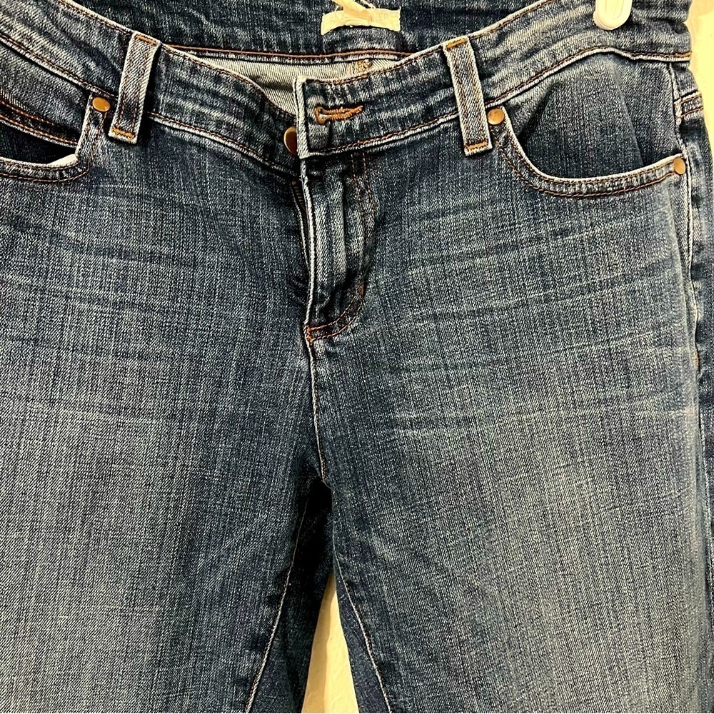 Eileen Fisher Women’ Straight Leg Jeans Cotton 8P Dark Wash Blue Business Casual - Picture 2 of 5